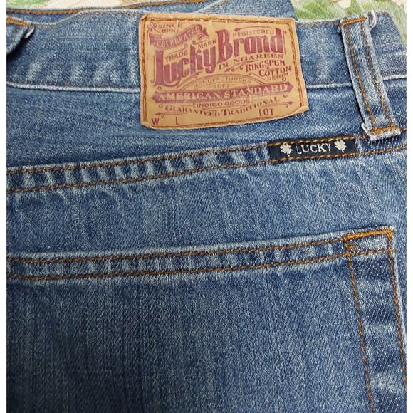 Lucky Jeans Men Size 34" x 34" Relaxed Straight 5 pocket Jeans - Picture 3 of 6